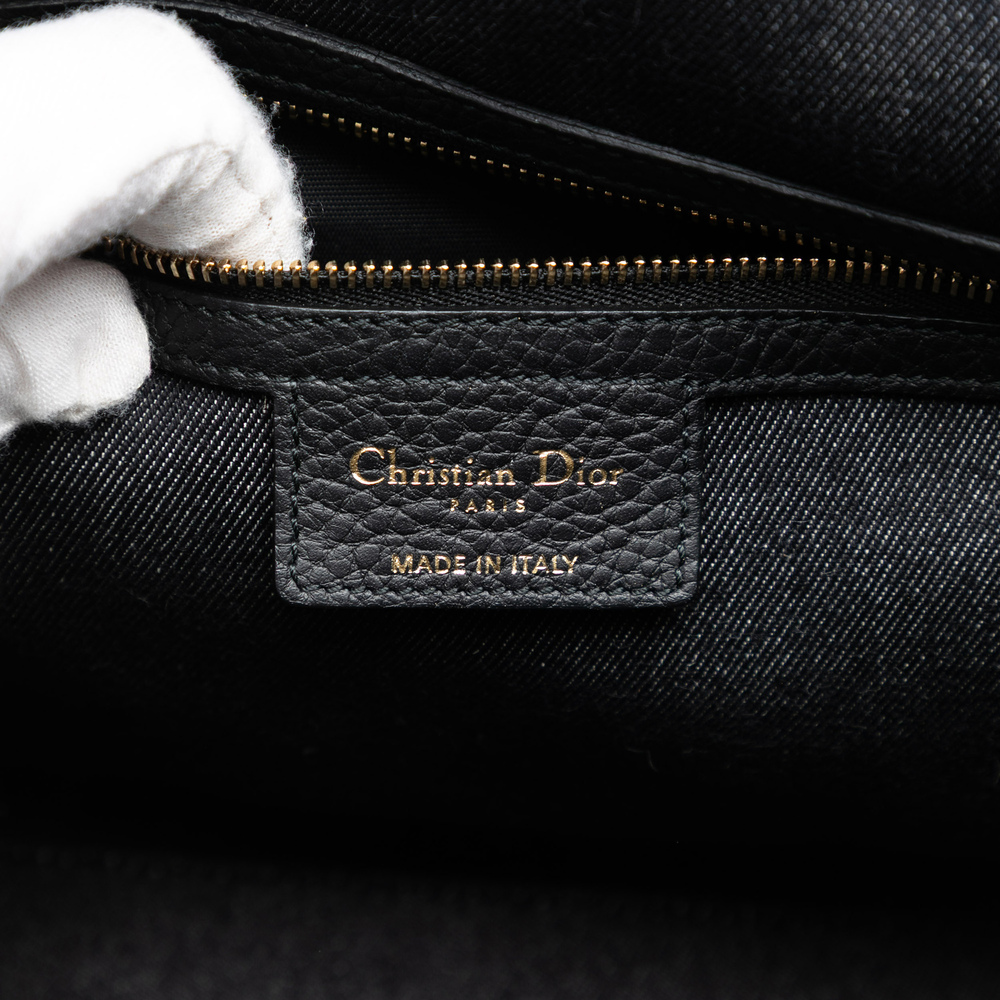 Pre-Loved Dior Denim Patch D Light Satchel - Picture 5 of 7